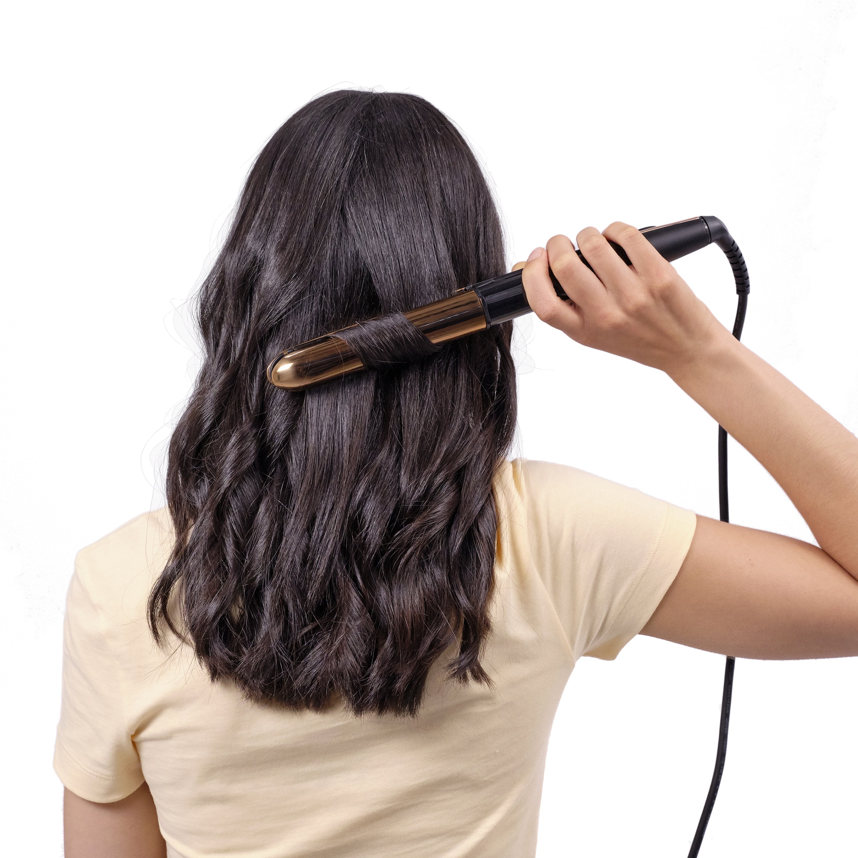 Plancha  De Pelo Babyliss Straight & Curl Brilliance Negro