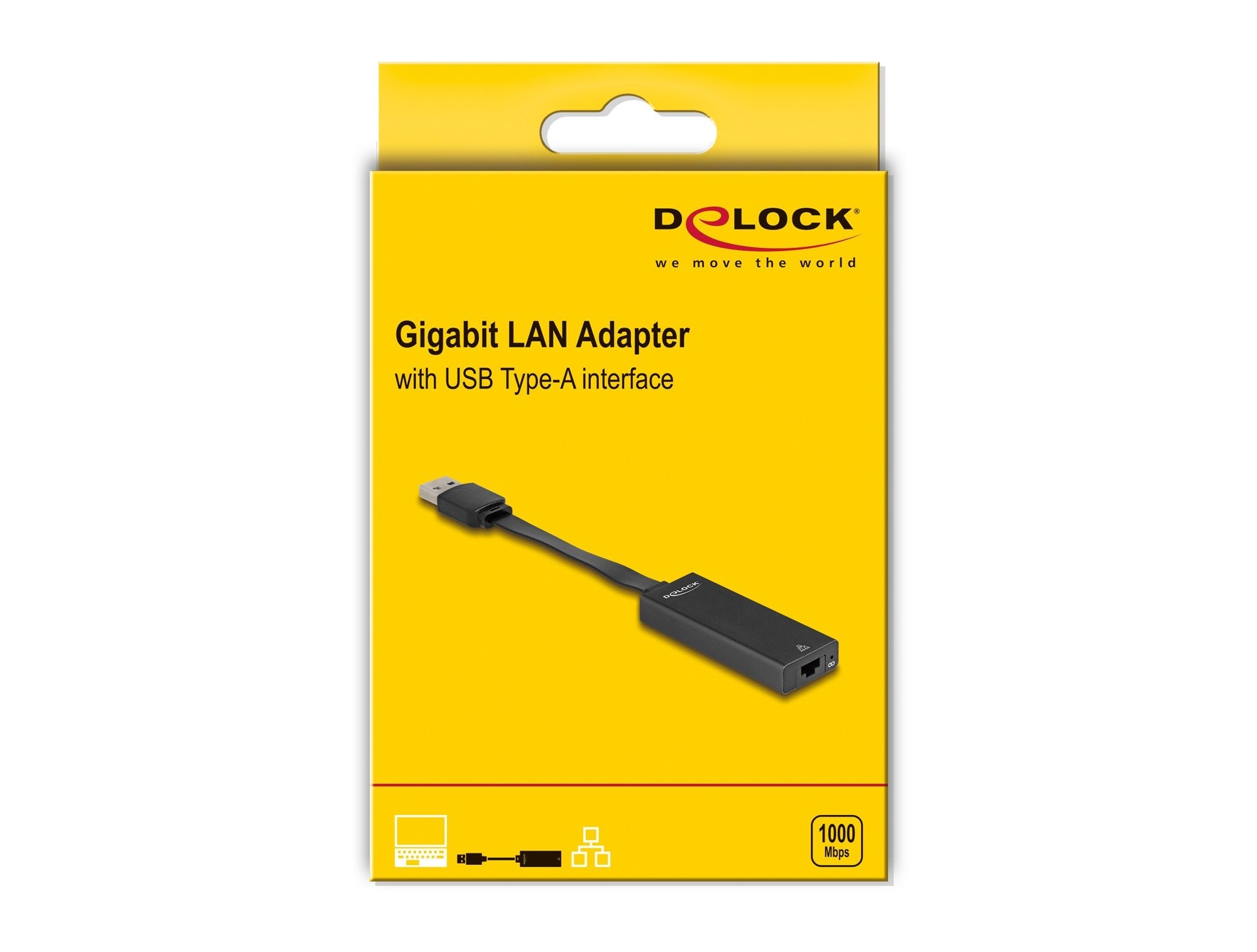 Delock 66245 Adaptador Usb Tipo-A A Lan Gigabit