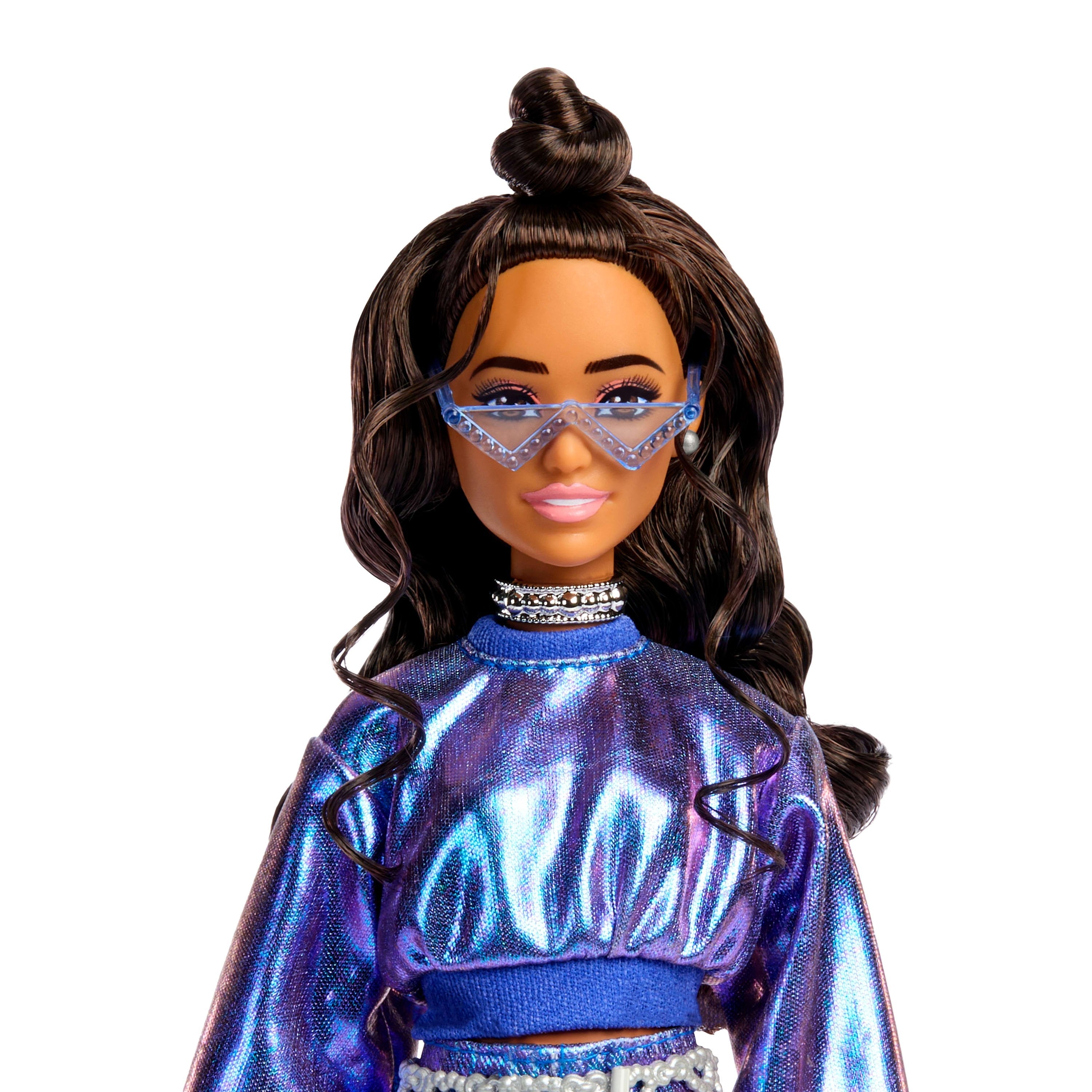 Mattel Barbie Deluxe Style Im Azulen Metallic Outfit Jfp42