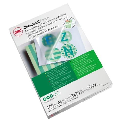 Gbc Bolsas Para Plastificar Carteras A3 Caja -100u-
