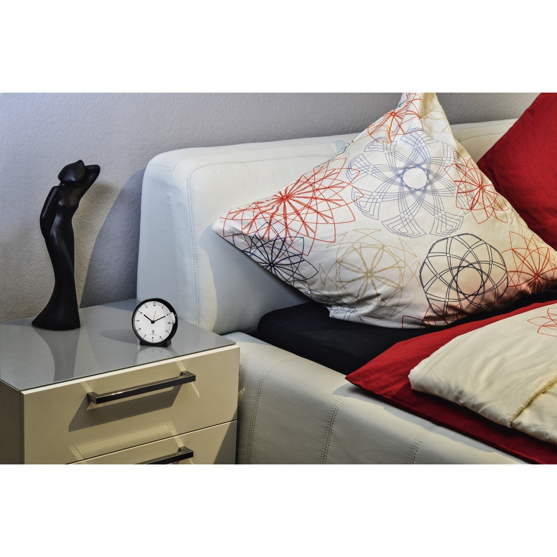 Hama Funkwecker Elegance Pro Ohne Ticken, Black 186317