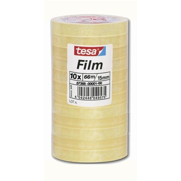 Tesafilm Mandard 10 Rollen 66m X 15mm