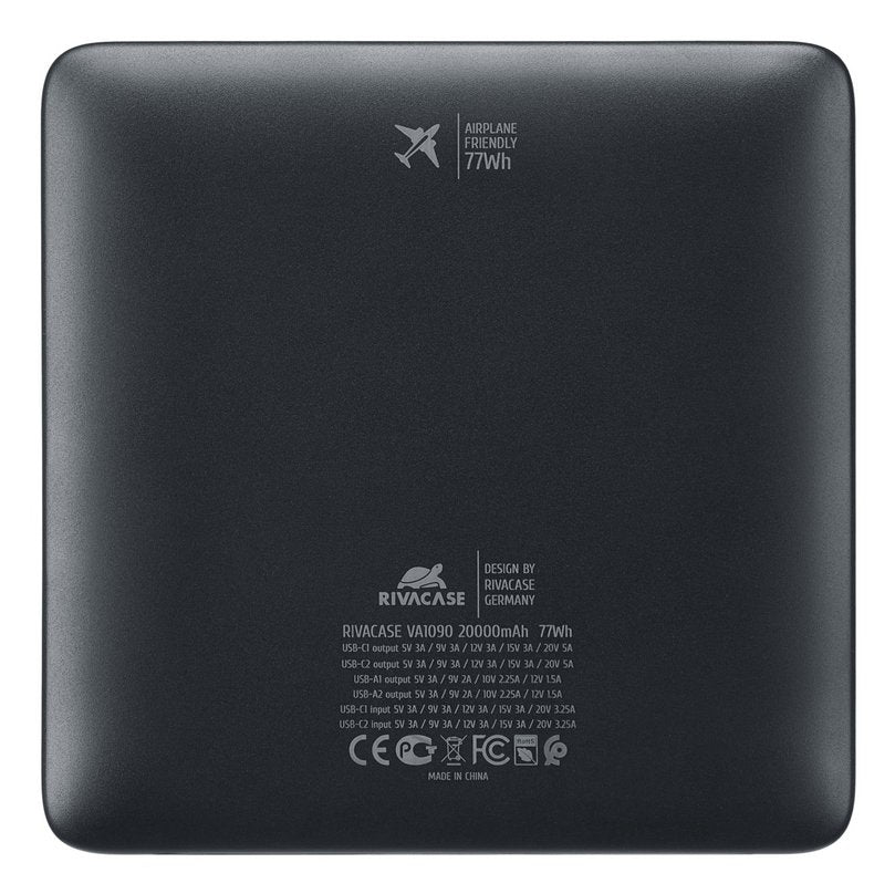EAN 4260709016337 - Rivacase Turbo Polímero de litio 20000 mAh Negro imagen 4