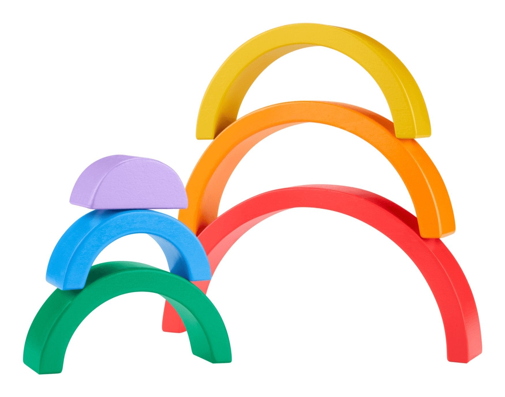 EAN 0194735238316 - Fisher-Price Wooden Stacking Rainbow imagen 3