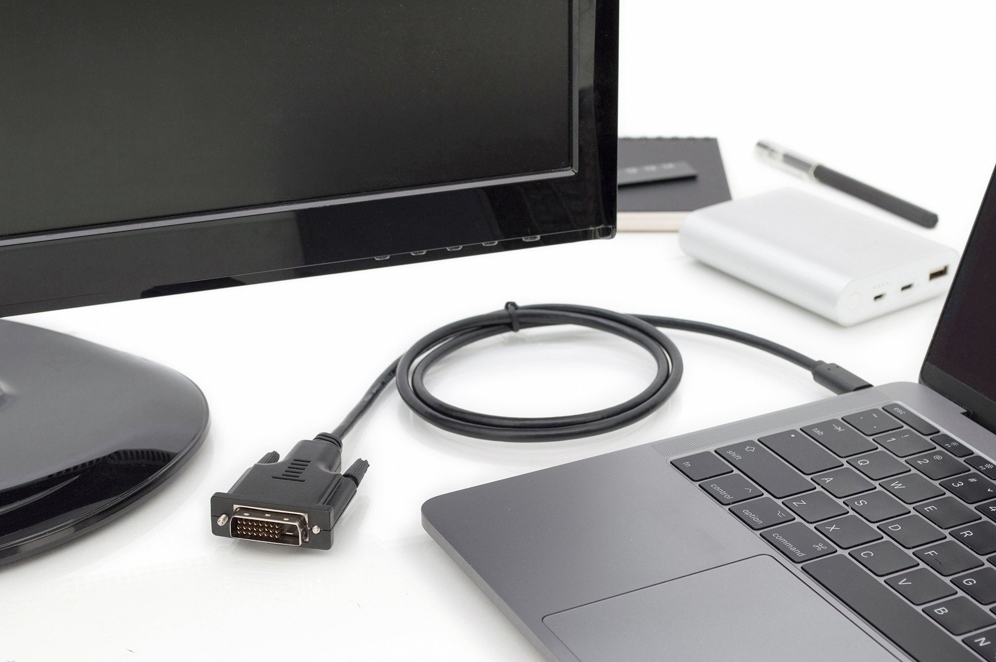 Digitus Cable Usb-C A Dvi Macho/Macho 2m Negro