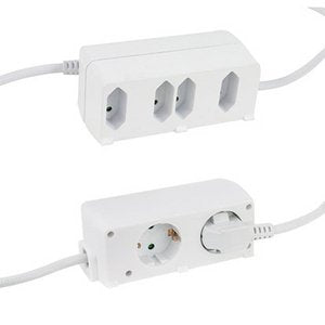 Rev 0012691109 Base Múltiple 1,4 M 6 Salidas Ac Interior Blanco