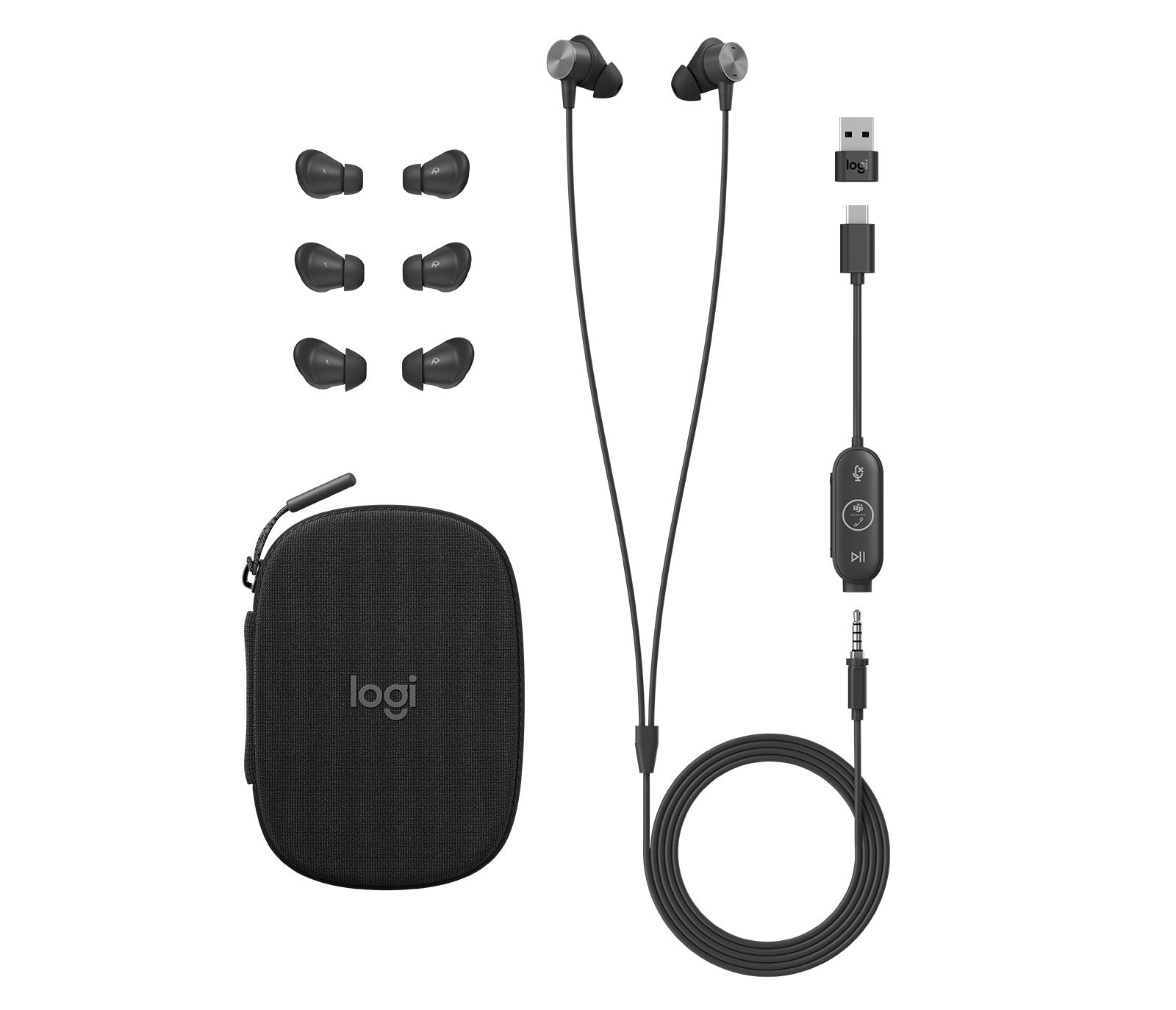 EAN 5099206098077 - Logitech 981-001009 auricular y casco Auriculares Alámbrico Dentro de oído Oficina/Centro de llamadas USB imagen 4