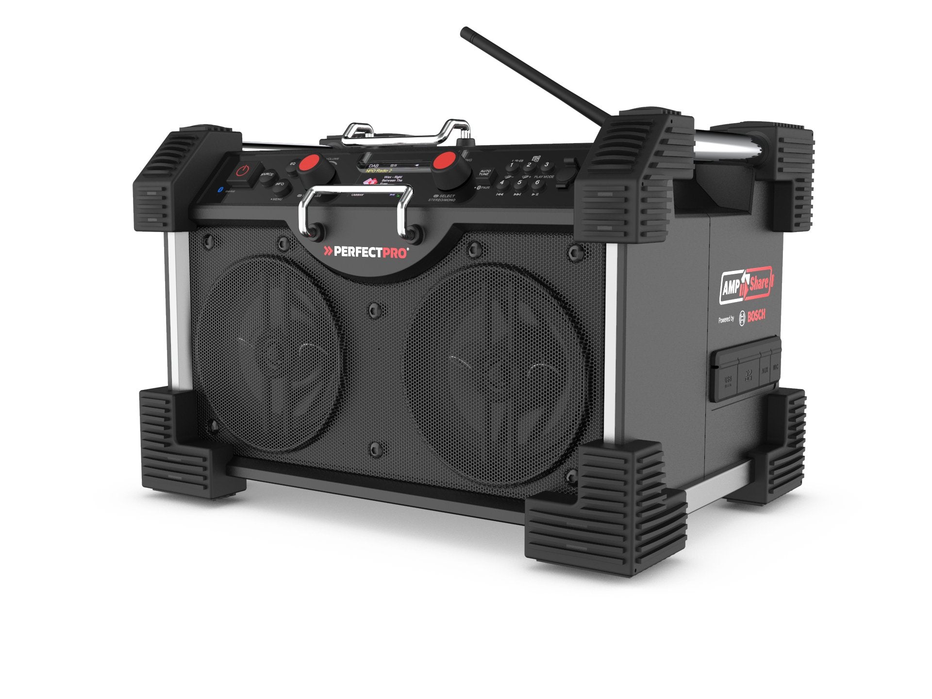 Perfectpro Rockhart 18v Job Site Radio