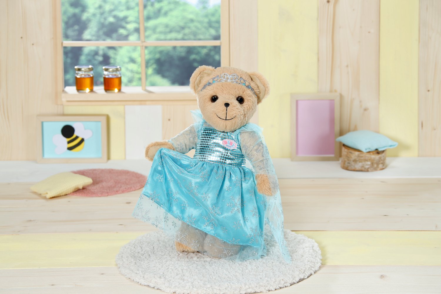 Muñeco Peluche Osito Blanco Baby Born 36cm