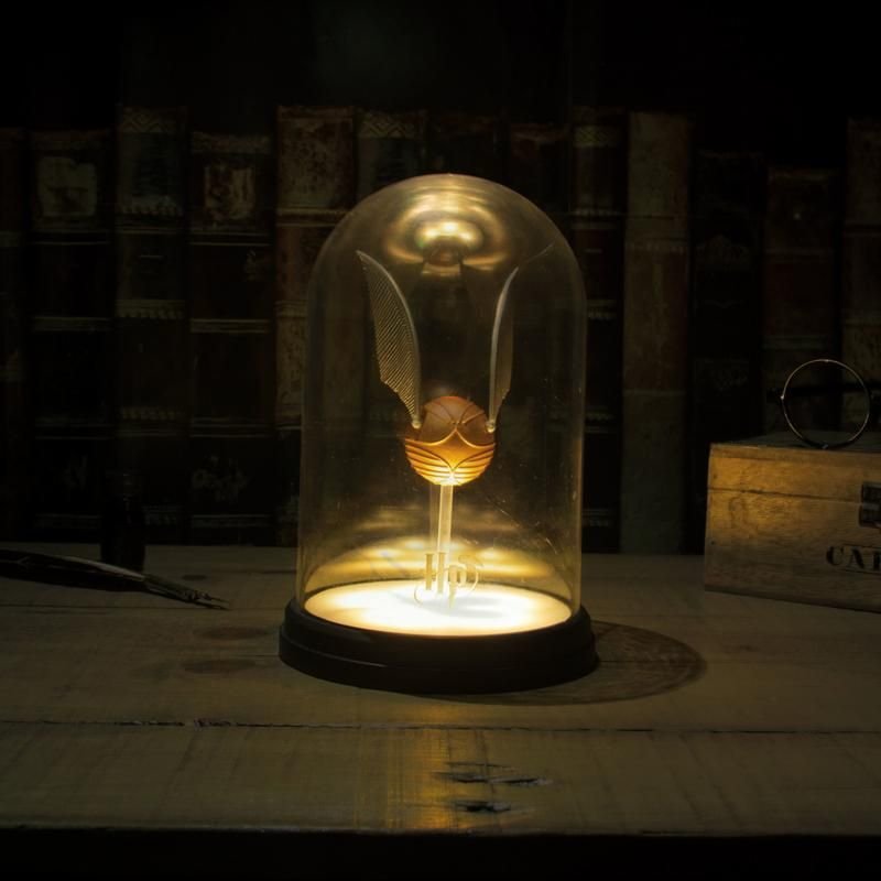 Lámpara Paladone Harry Potter Snitch Dorada Alimentación Usb Función Táctil Encendido/Apagado