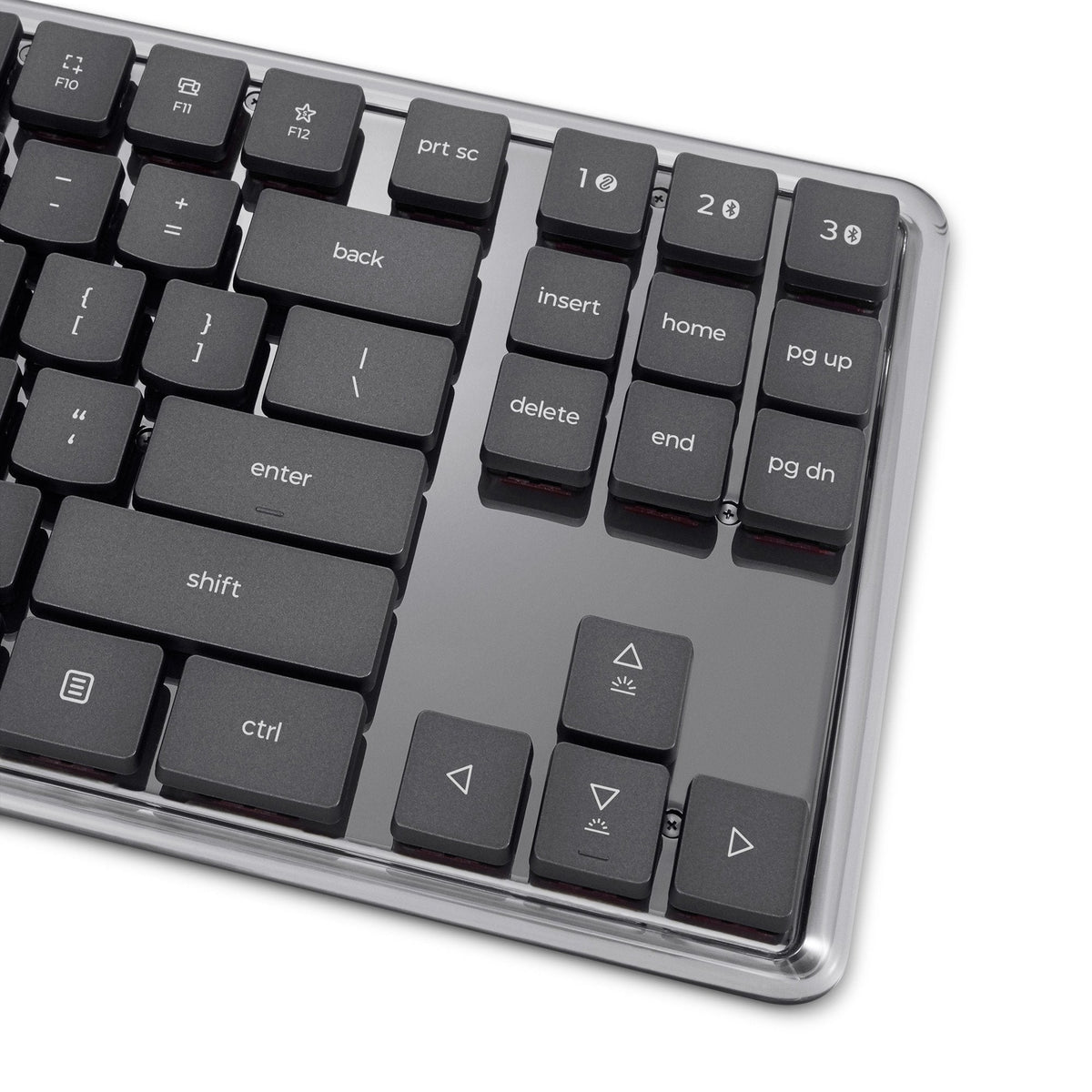 Lenovo 4y41v37355, Tenkeyless (80 - 87 %), Con Cable & Inalámbrico, Usb + Rf Wireless + Bluetooth, Optischer Schlüsselschalter, Led, Gris