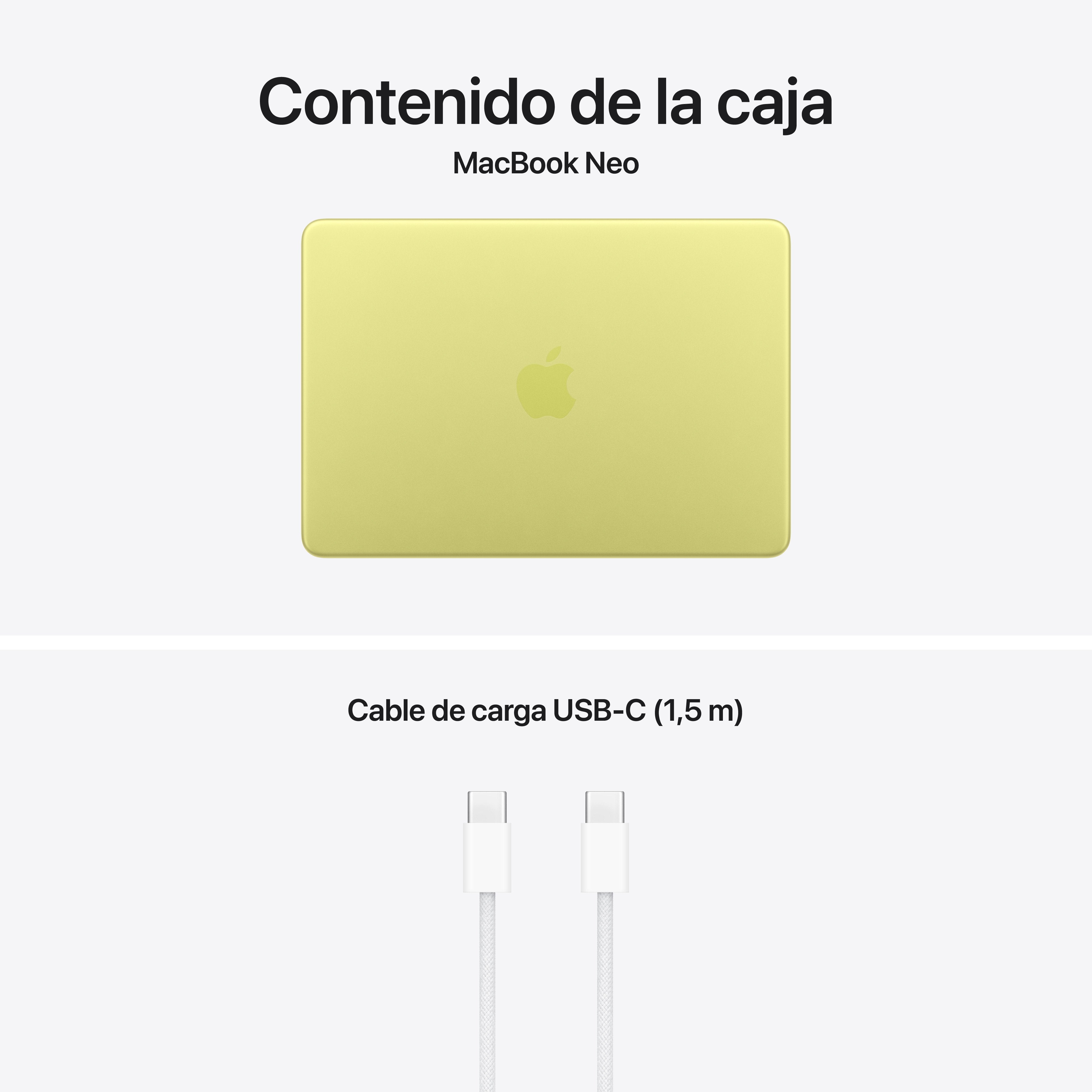 Apple Macbook Neo 13' A18 Pro 6-Core Cpu 8gb 512gb Ssd 5-Core Gpu Touch-Id Citrus