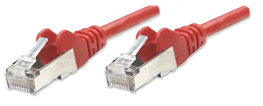 Cable Intellinet De Red Rj45 Sf Utp Cat5e 7.5m Hebelschutz Rot