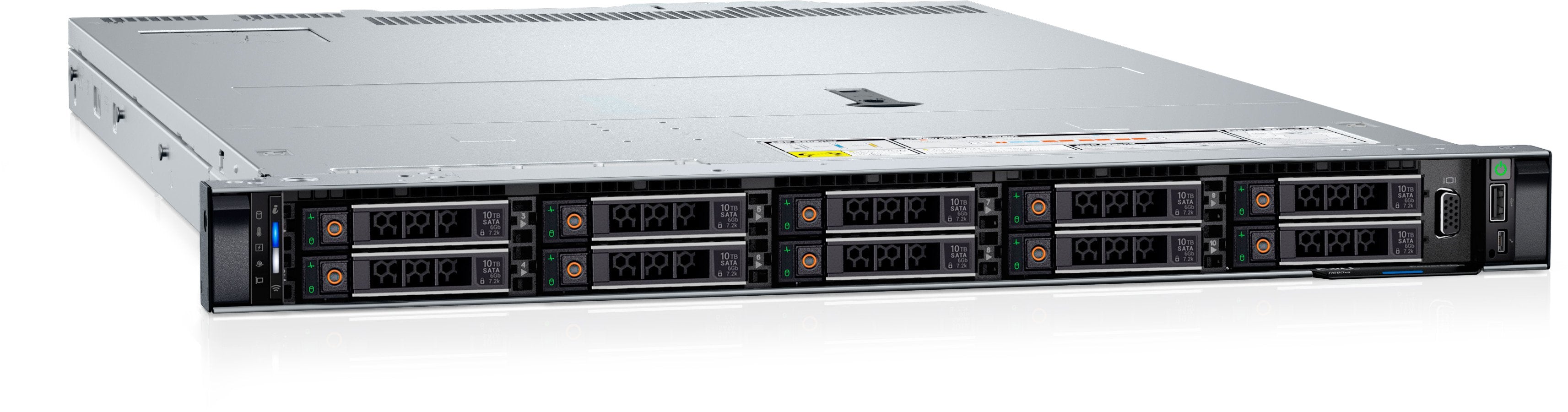 Servidor Dell Poweredge R660xs Xeon Silver 4514y 2x 32gb 2x Ssd 480gb