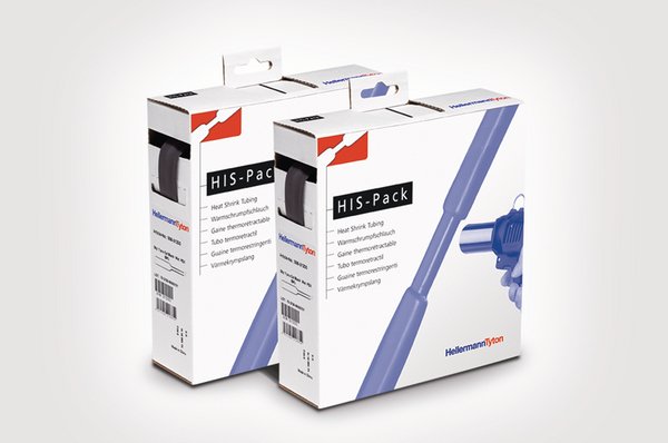 His-Pack-6.4 3.2-Po-X-Bk 5m Tubo Termorretráctil 2:1 300-30640