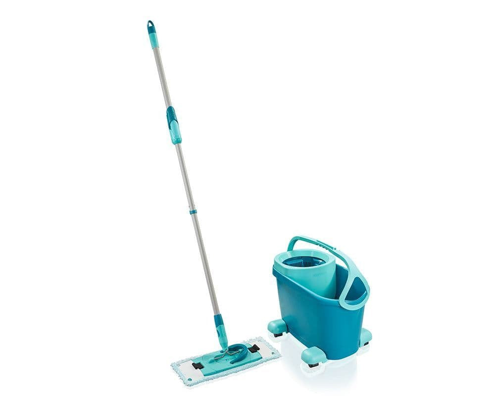 Fregona Leifheit 52121 Húmedo Microfibra Azul, Verde