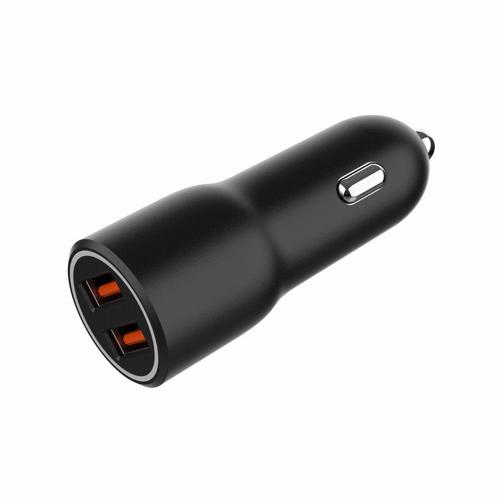 Cargador Rapido Para Coche Gembird Con 2 Puertos Usb, Qc3.0, 36 W, Negro
