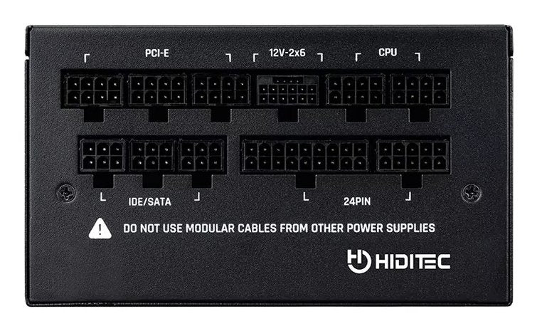 EAN 8436545693926 - Hiditec GDX850 v3 80PLUS GOLD ATX 3.1 PCIe 5.1 unidad de fuente de alimentación 850 W 20+4 pin ATX Negro imagen 4
