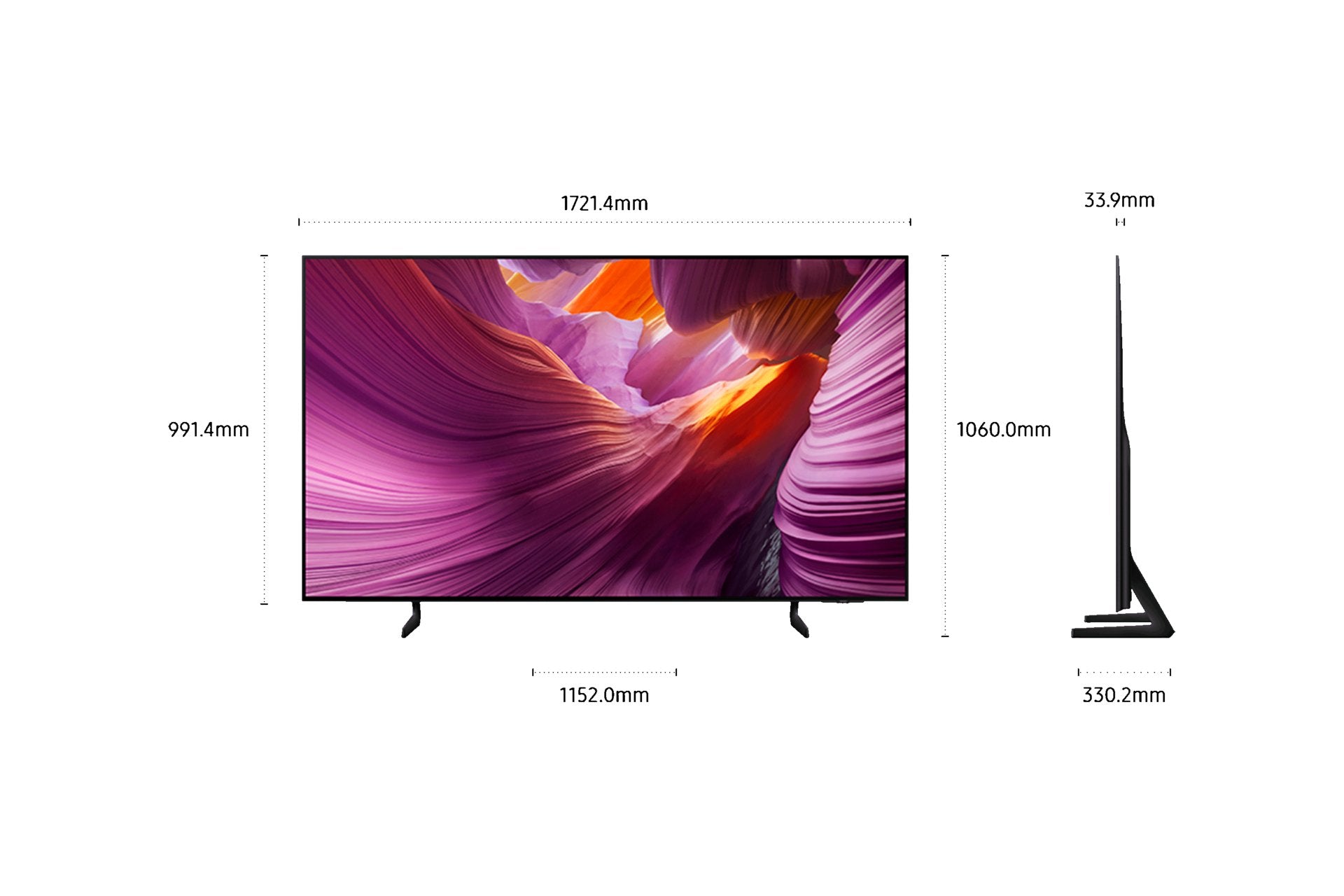 EAN 8806097057529 - Samsung TQ77S85FAE 195,6 cm (77") 4K Ultra HD Smart TV Wifi Negro imagen 5