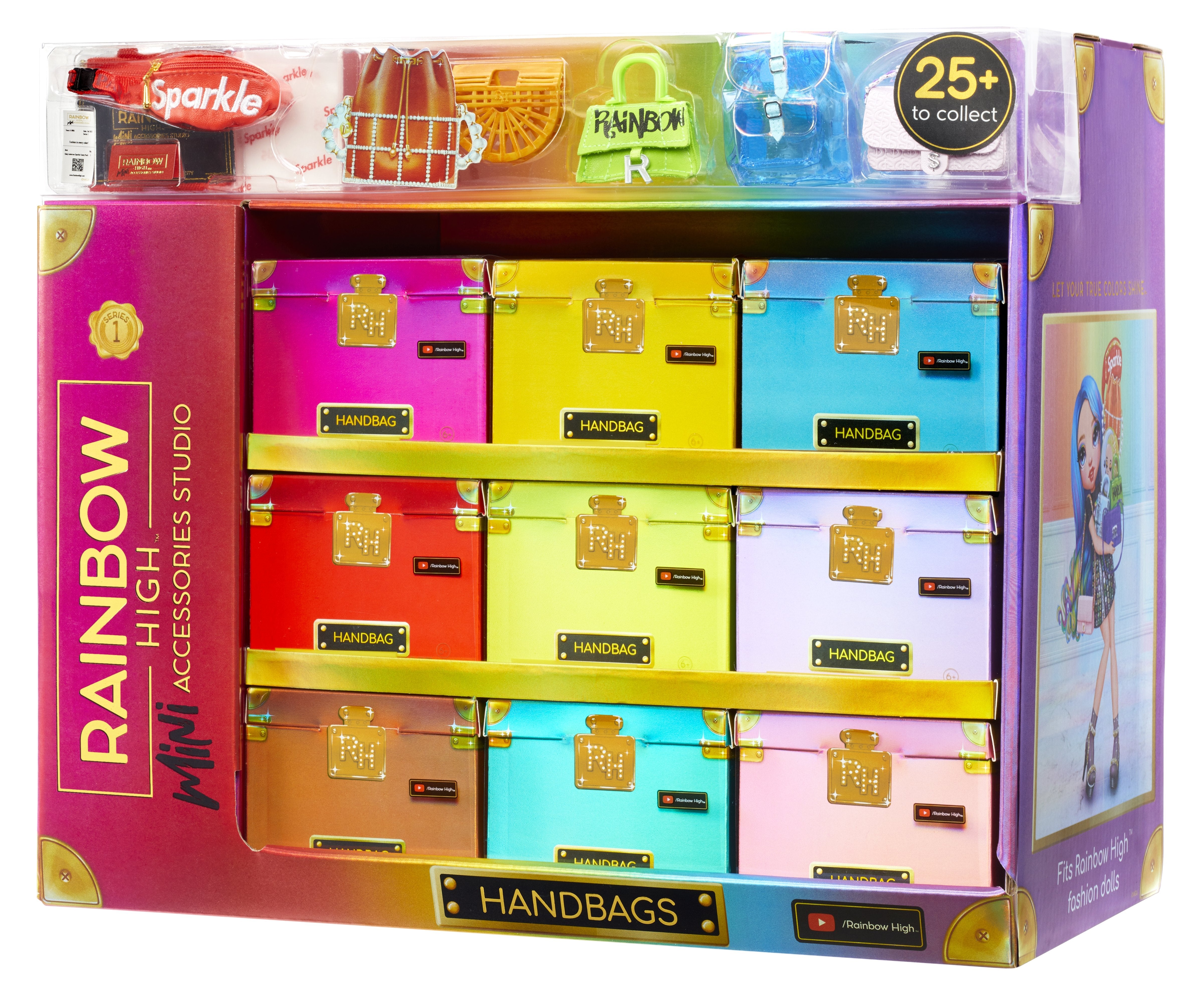 EAN 0035051586067 - Rainbow High Accessories Studio Series 1, H Assortment in PDQ Bolso de muñecas imagen 29