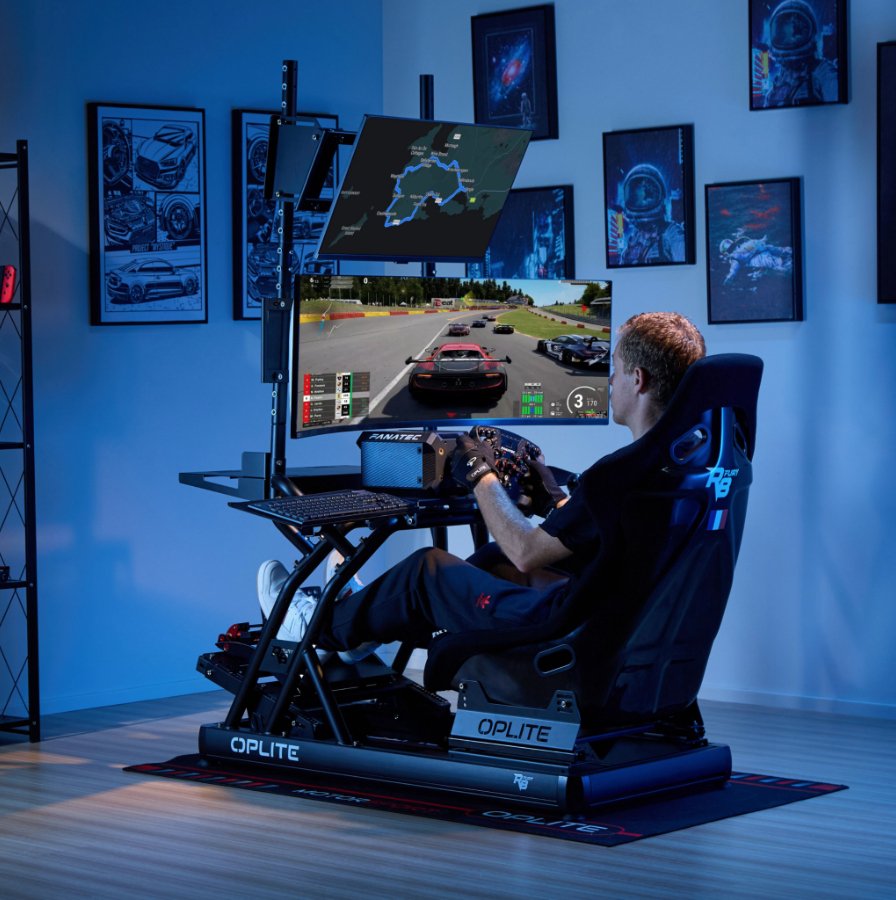 Oplite Monitor Mount R8 Single Monitor Negro Retail