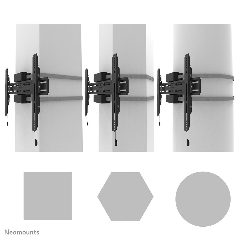 Neomounts By Newstar Select Neomounts Soporte De Tv Para Columna 40"-75" 1tft Negro Max.50kg