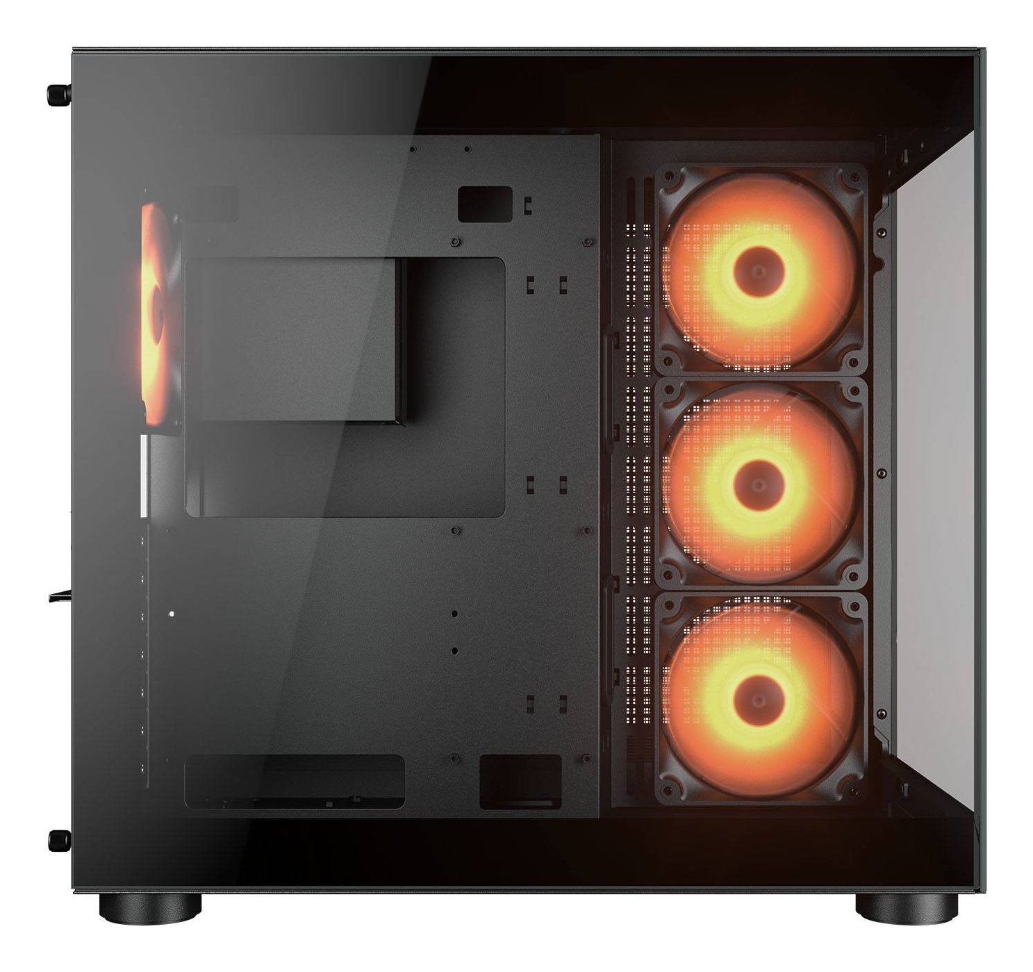 Cougar Caja Midi-Tower Fv150 Argb, Negro