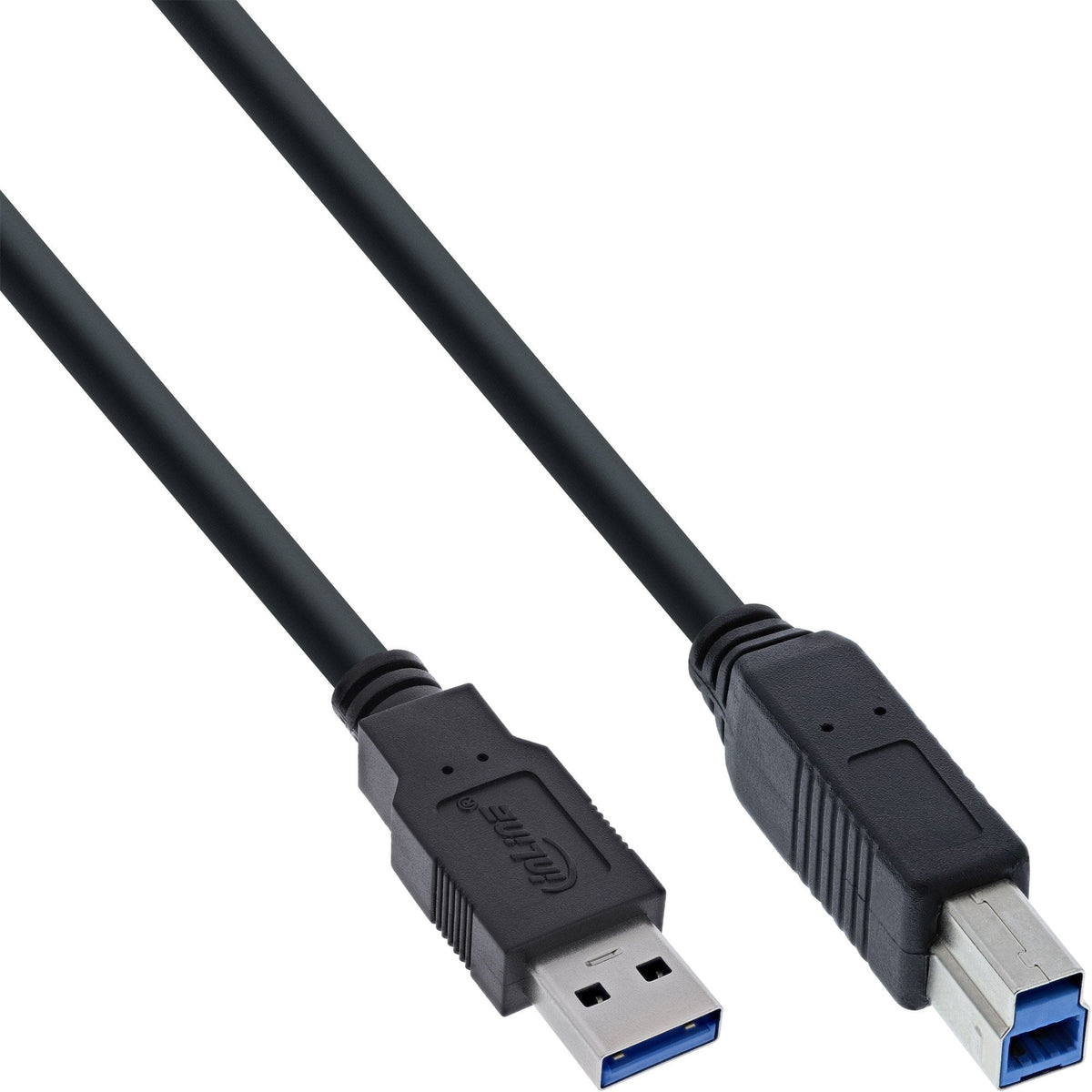 Inline Usb 3.0 Cable Tipo A Macho A Tipo B Macho Negro 1,5 M