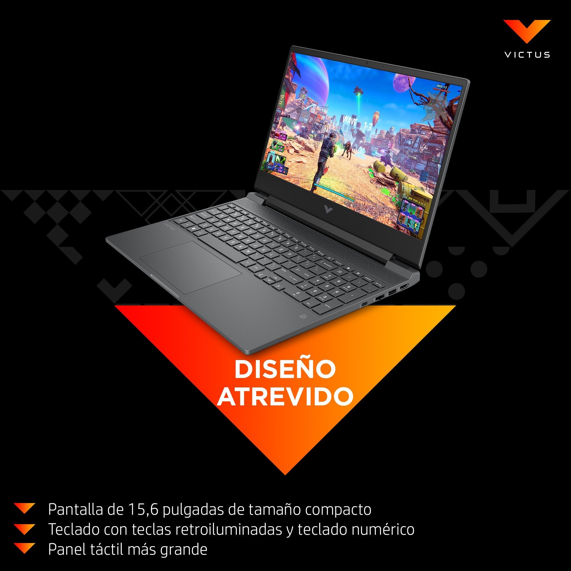 Portátil Hp Victus 15-Fa0049ns I7-12650h 16gb 512gb Rtx 3050 15,6" Freedos