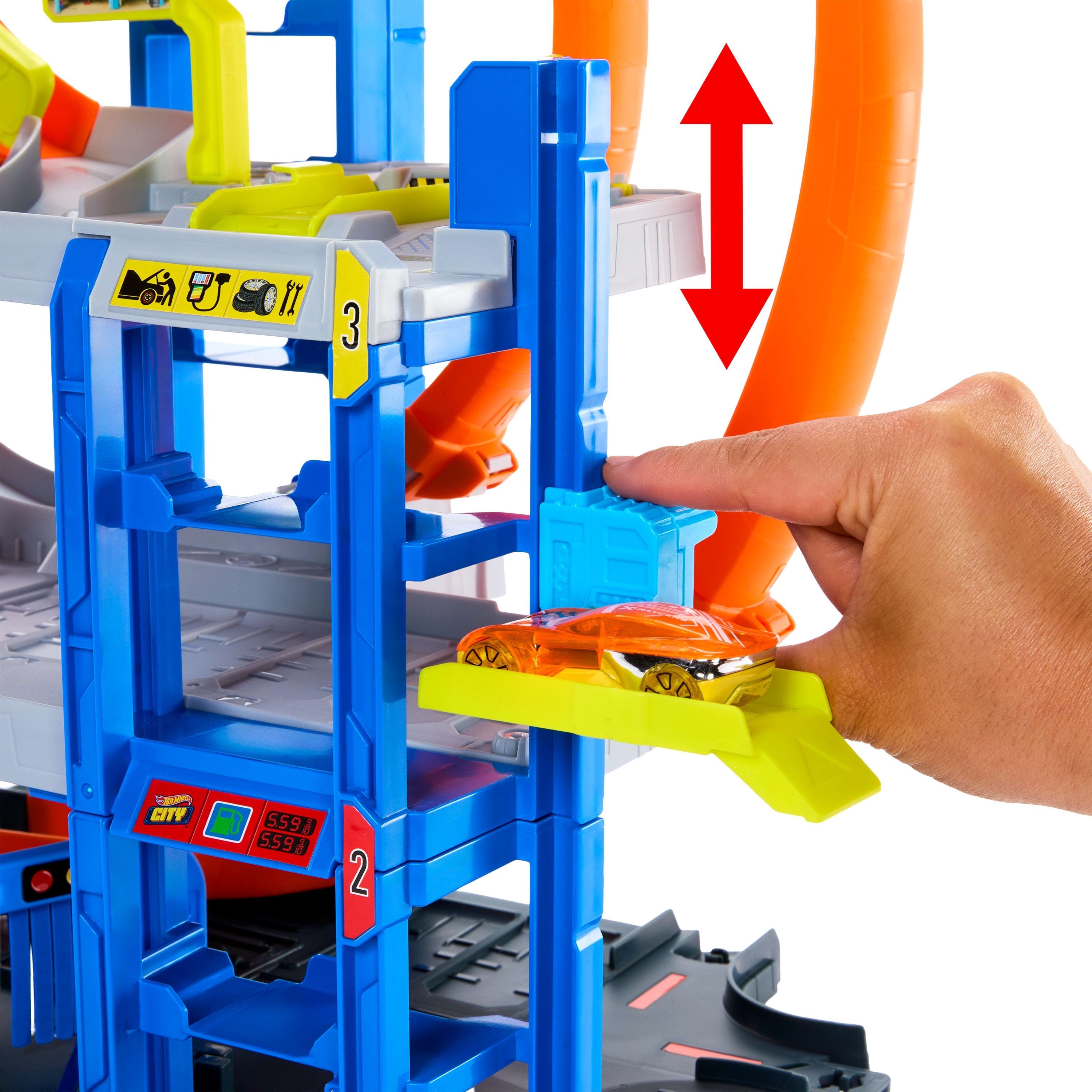 Hot Wheels Jbm74, Juego De Construcción