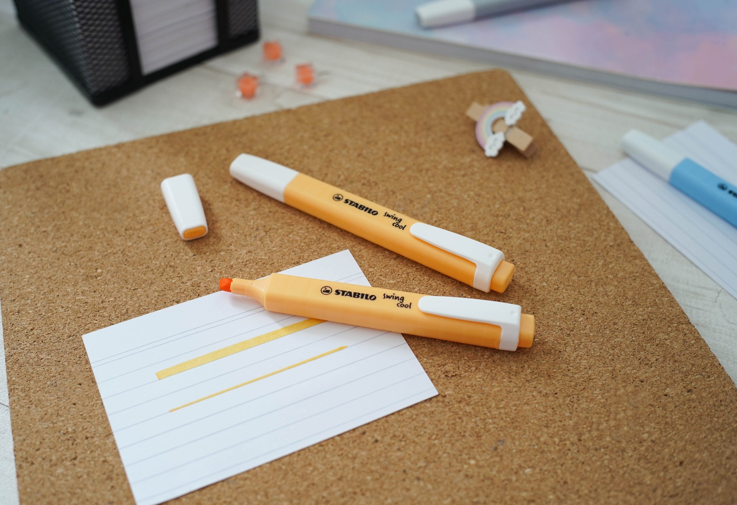 Stabilo Marcador Fluorescente Swing Cool Pastel Naranja Palido