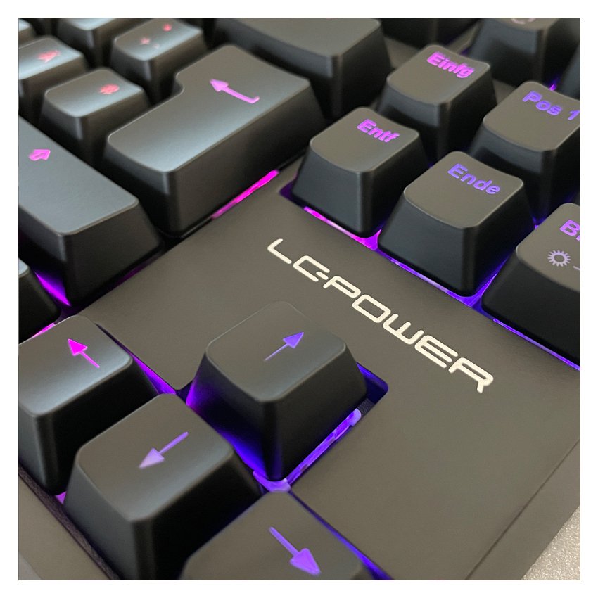 EAN 4260070129933 - LC-Power LC-KEY-MECH-2-RGB-C-W teclado Juego USB + RF Wireless + Bluetooth QWERTZ Alemán Negro imagen 11