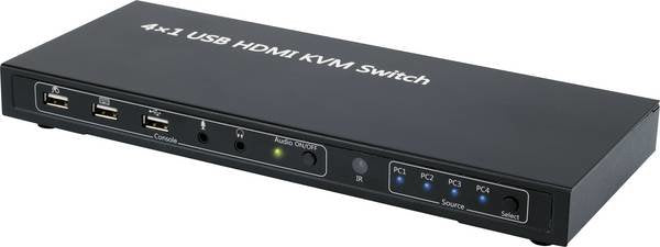 Conrad Electronic Se Speaka Professional - Kvm-/Audio-Switch - 4 X