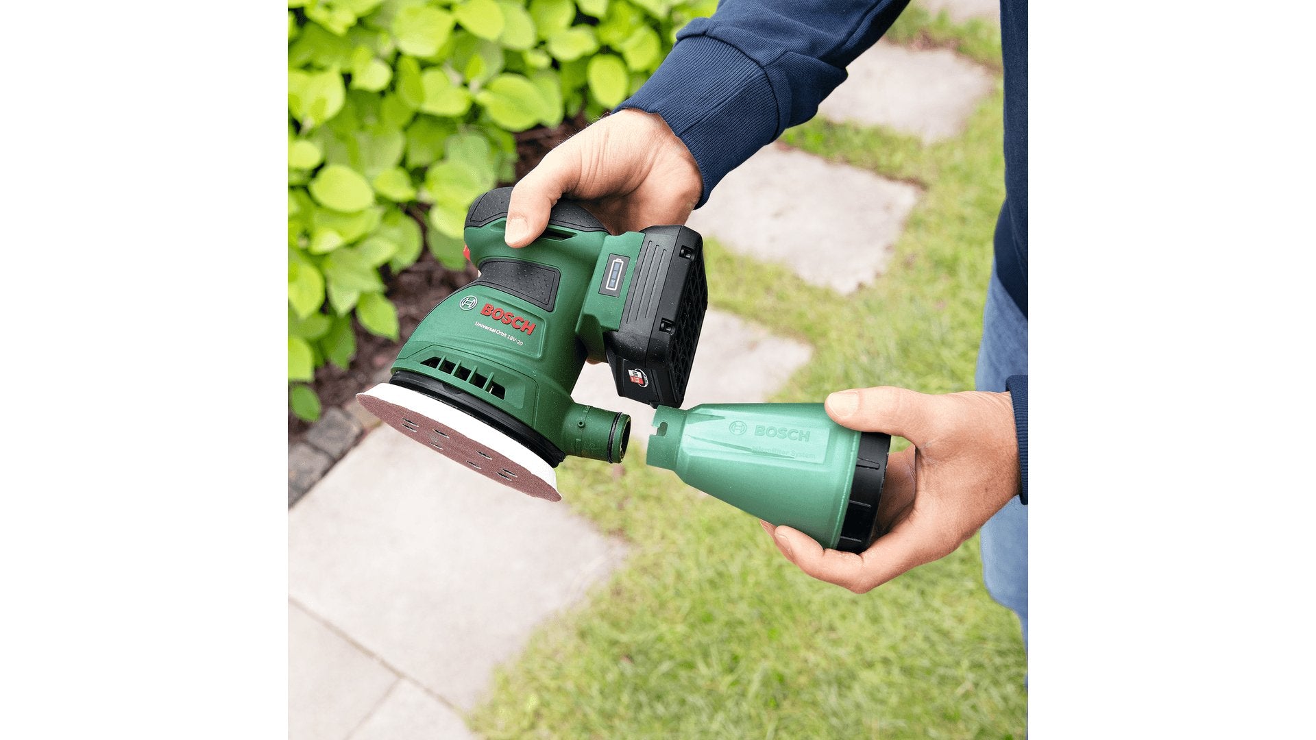 EAN 4053423322507 - Bosch UniversalOrbit 18V-20 Lijadora orbital 23000 OPM Negro, Verde imagen 6