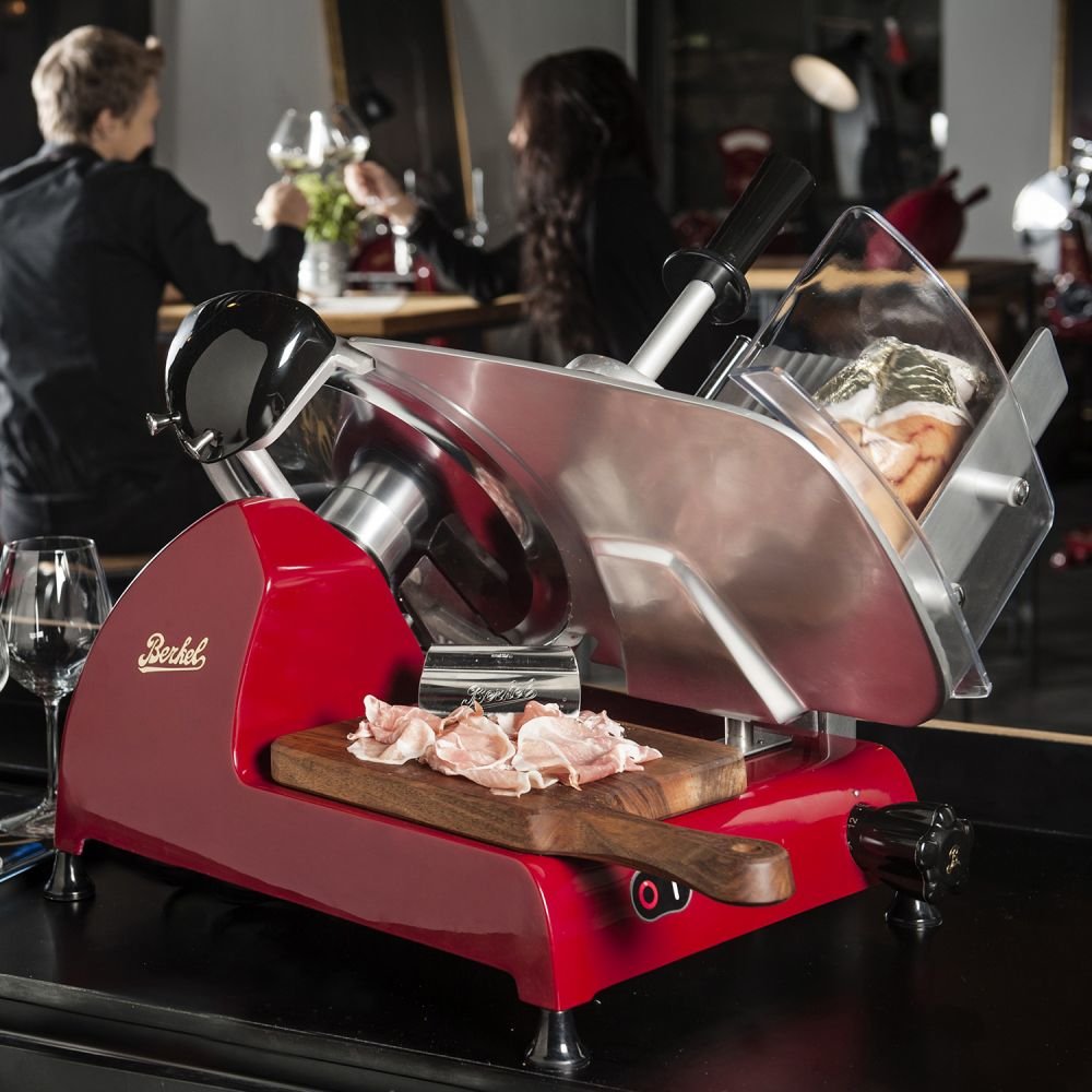 EAN 8050040429318 - Berkel Red Line 300 rebanadora Eléctrico 310 W Rojo, Plata Acero inoxidable imagen 8