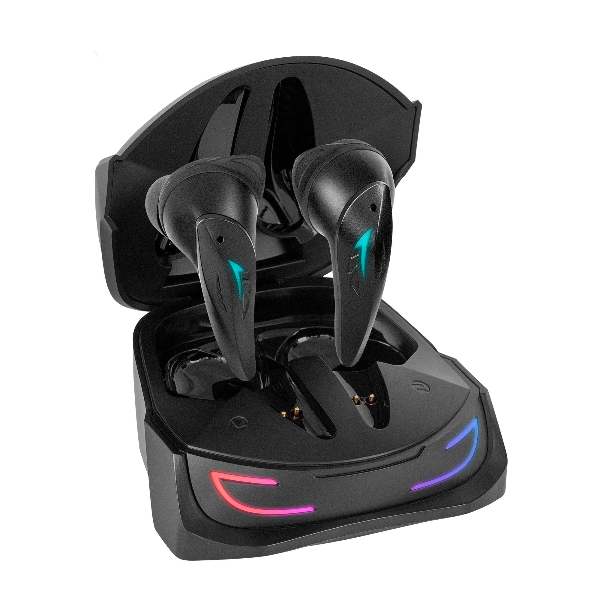 Auriculares Bluetooth Mars Gaming Mhi-Ultra Con Estuche De Carga Autonomía 7-8h Negros