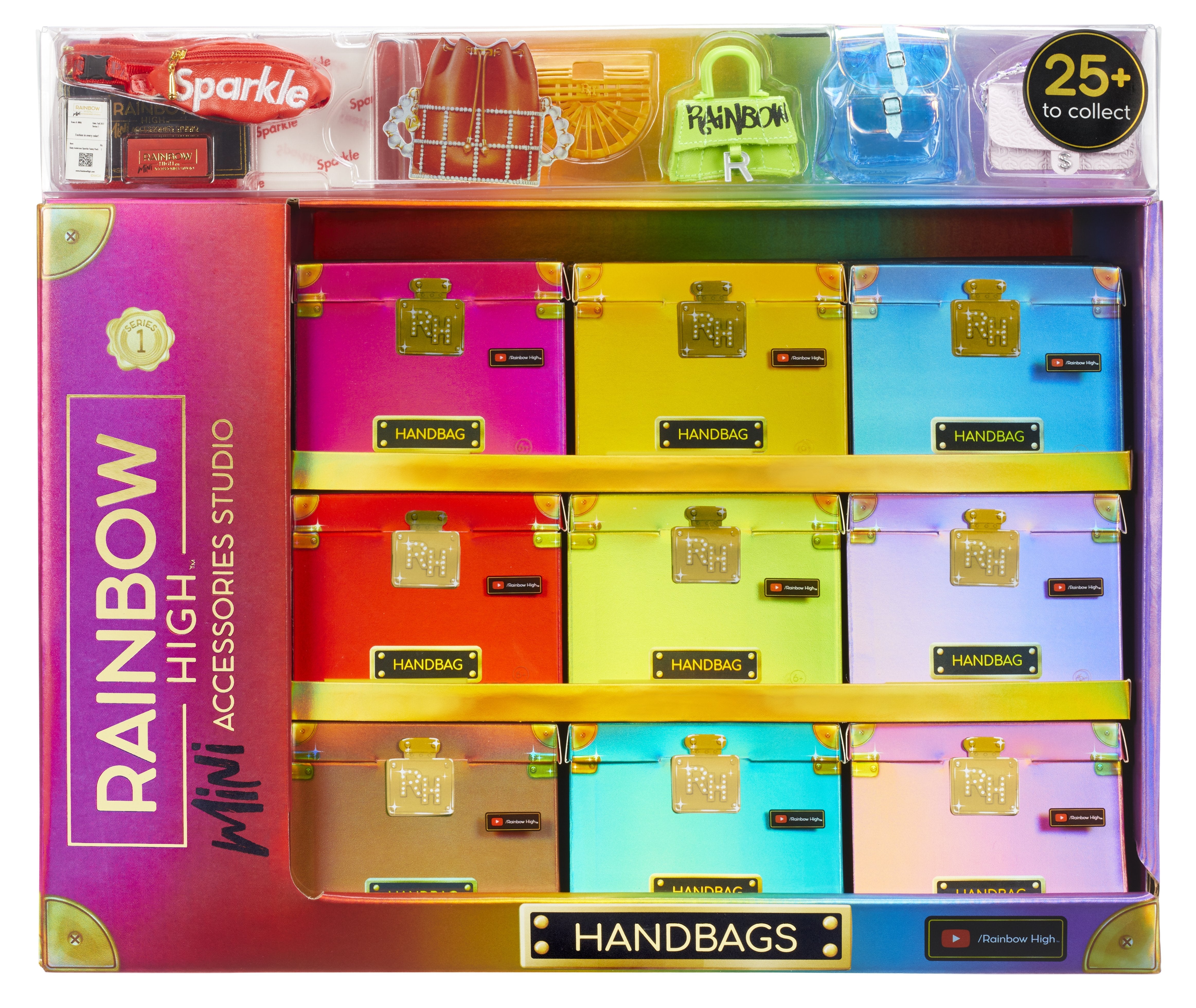 EAN 0035051586067 - Rainbow High Accessories Studio Series 1, H Assortment in PDQ Bolso de muñecas imagen 9