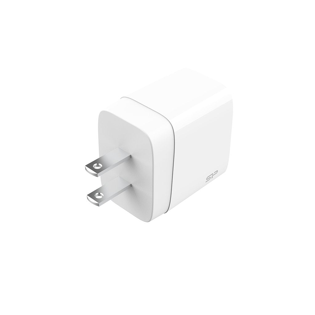 Cargador Silicon-Power  Wall Charger Qm10 16w 60w Typc Blanco
