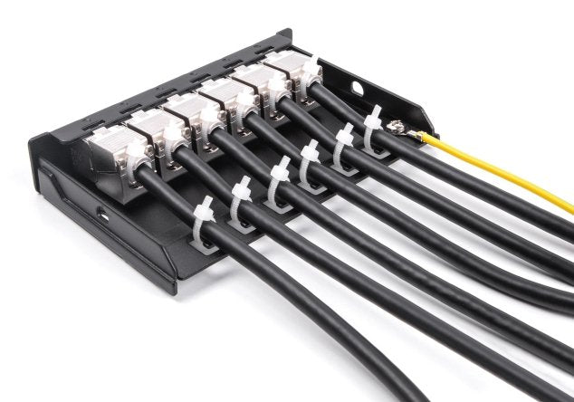 Delock Leergehäuse 6 Port Para Keystone Rj-Module Negro - Ar Montage An Tisch,