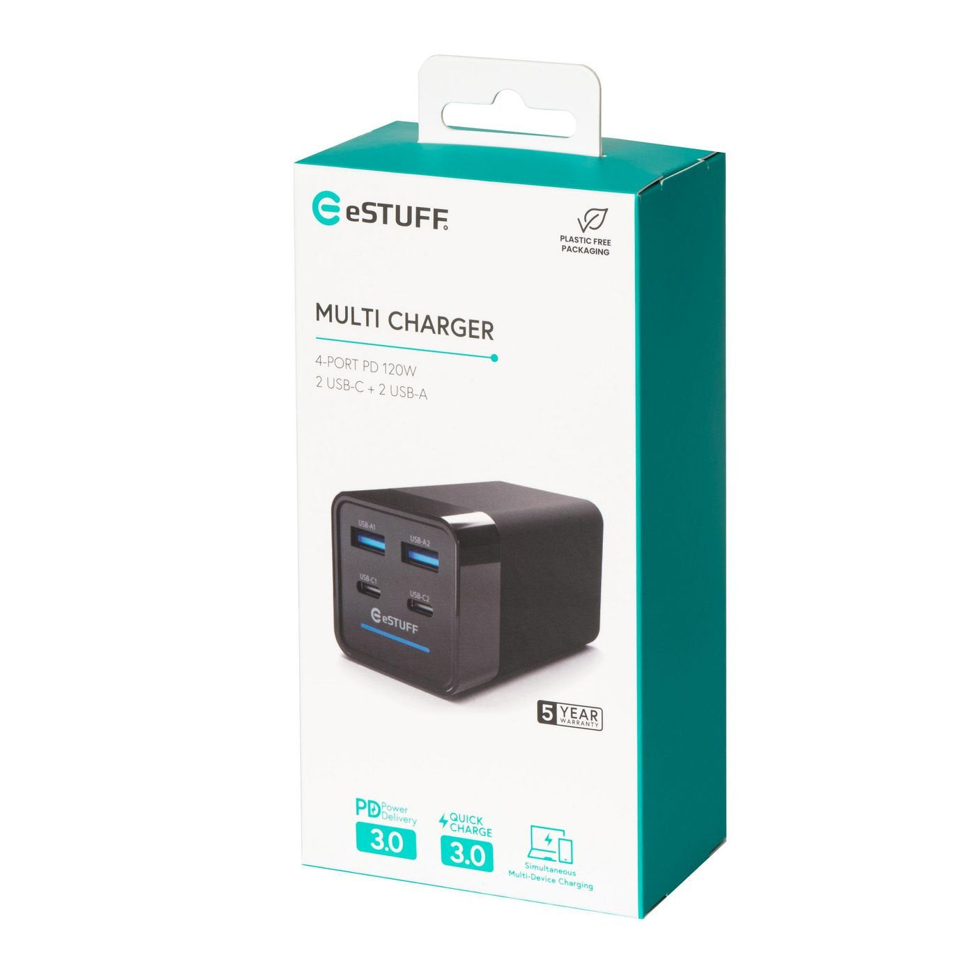 EAN 5715063263129 - eSTUFF ES635201 cargador de dispositivo móvil Portátil, Smartphone, Tableta, Universal Negro Corriente al imagen 9