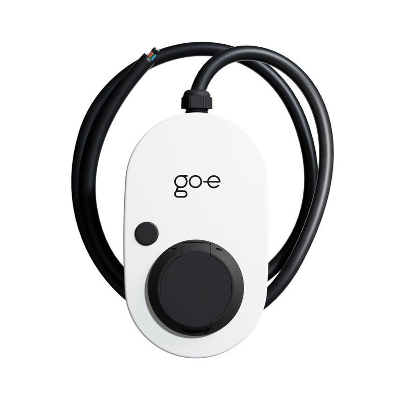 Go-E Charger Gemini, 11 Kw (16a Trifásico), Caja De Pared (Blanco/Negro, Sin Cable)  Ch-04-11-51