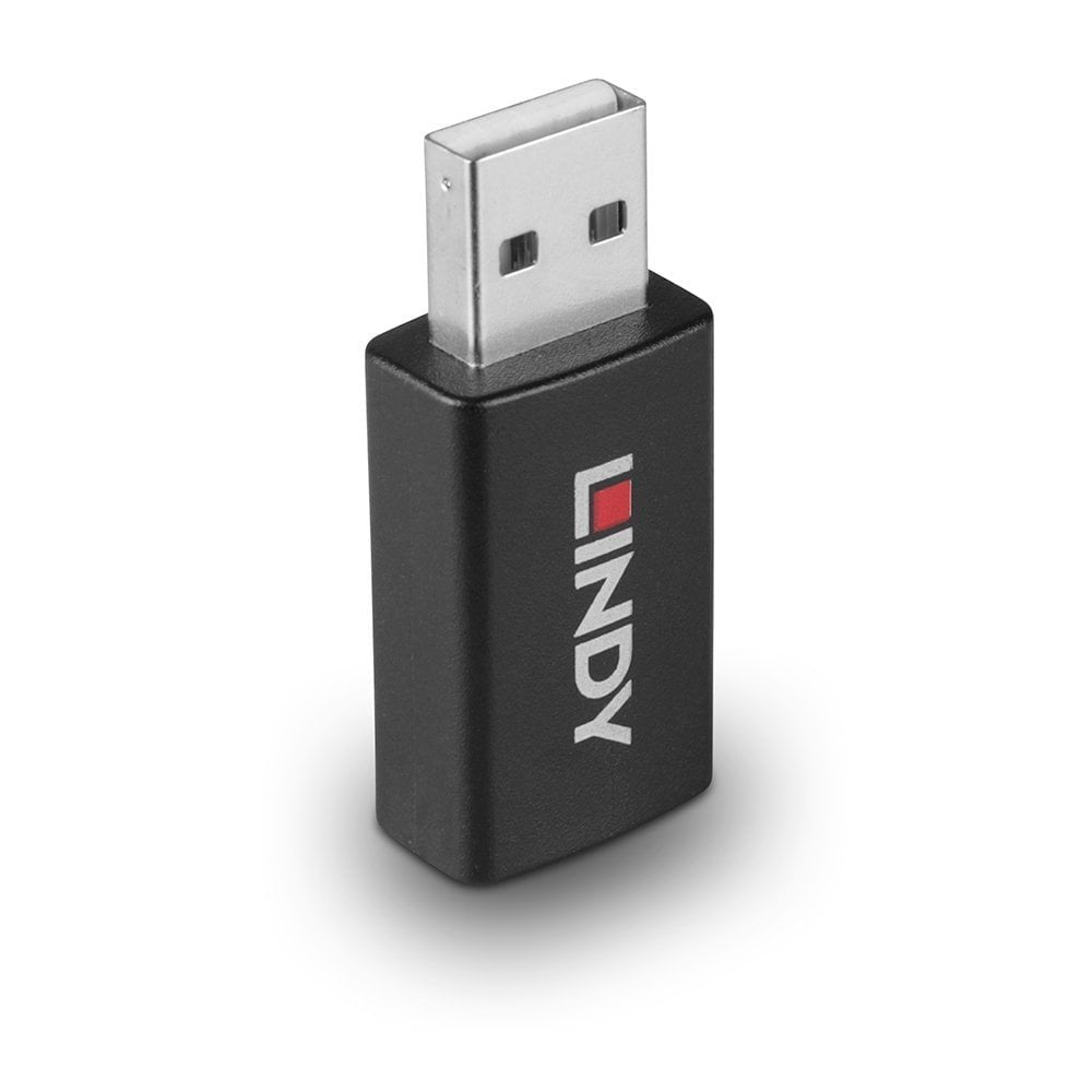Lindy 71263 Adaptador Usb-A Macho A Hembra  Type A Negro