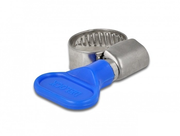 Schlauchschelle Mit Flügelmutter 10 - 16 Mm 10 Stück Blau