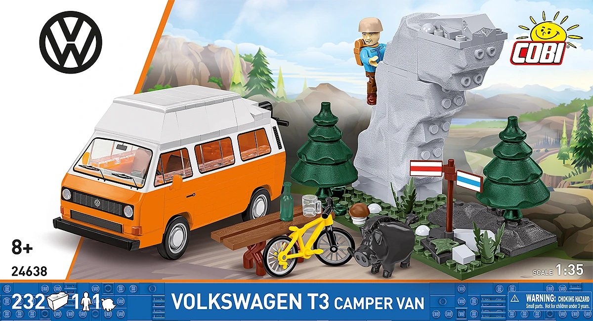 Cobi Volkswagen T3 Camper Van Cobi-24638
