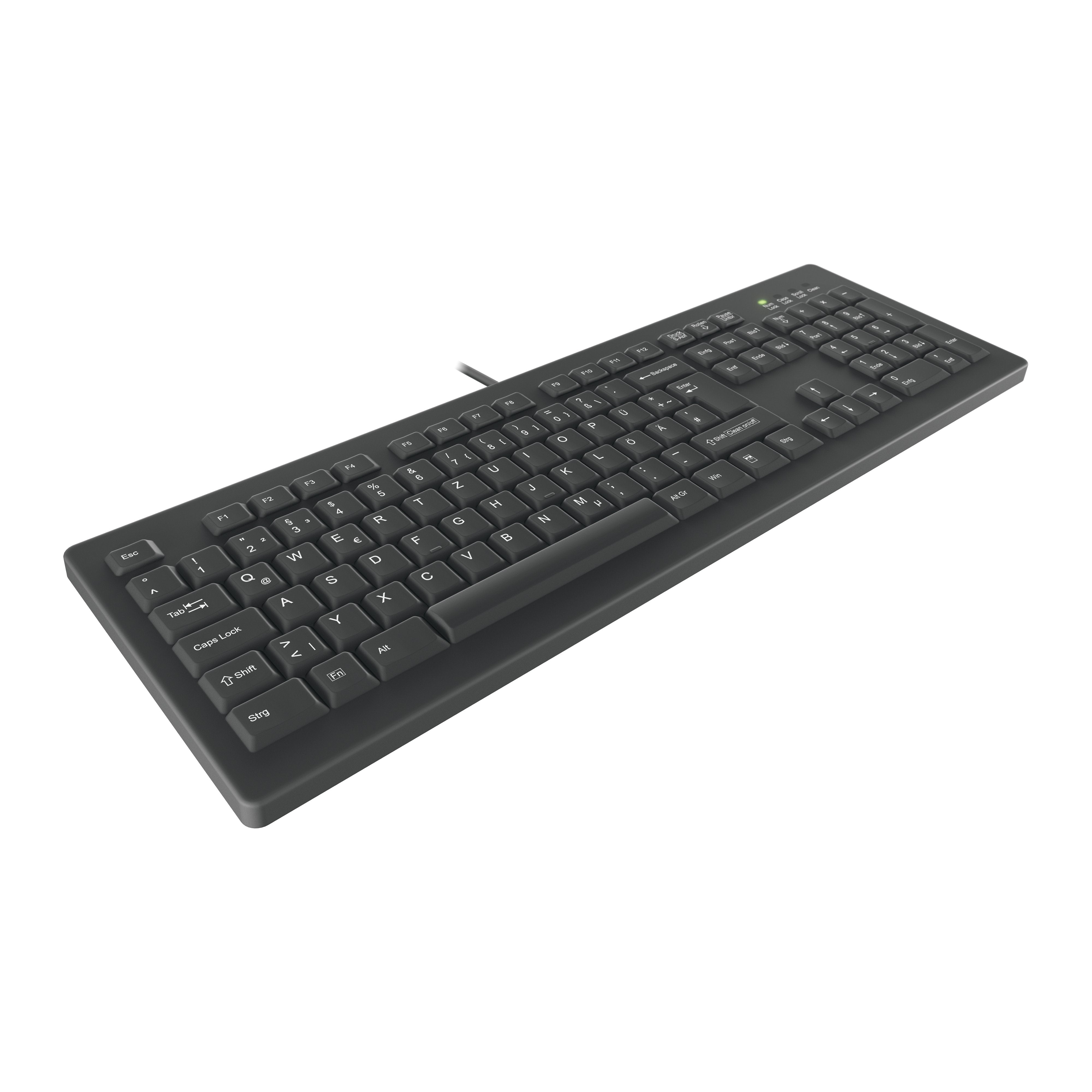 EAN 7061111185331 - Contour Design Active Key AK-C8100 teclado Médico USB QWERTZ Alemán Negro imagen 2