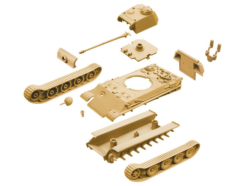EAN 8001283075046 - Italeri PZ. KPFW. V PANTHER AUSF.G Tank model Kit de montaje 1:72 imagen 3