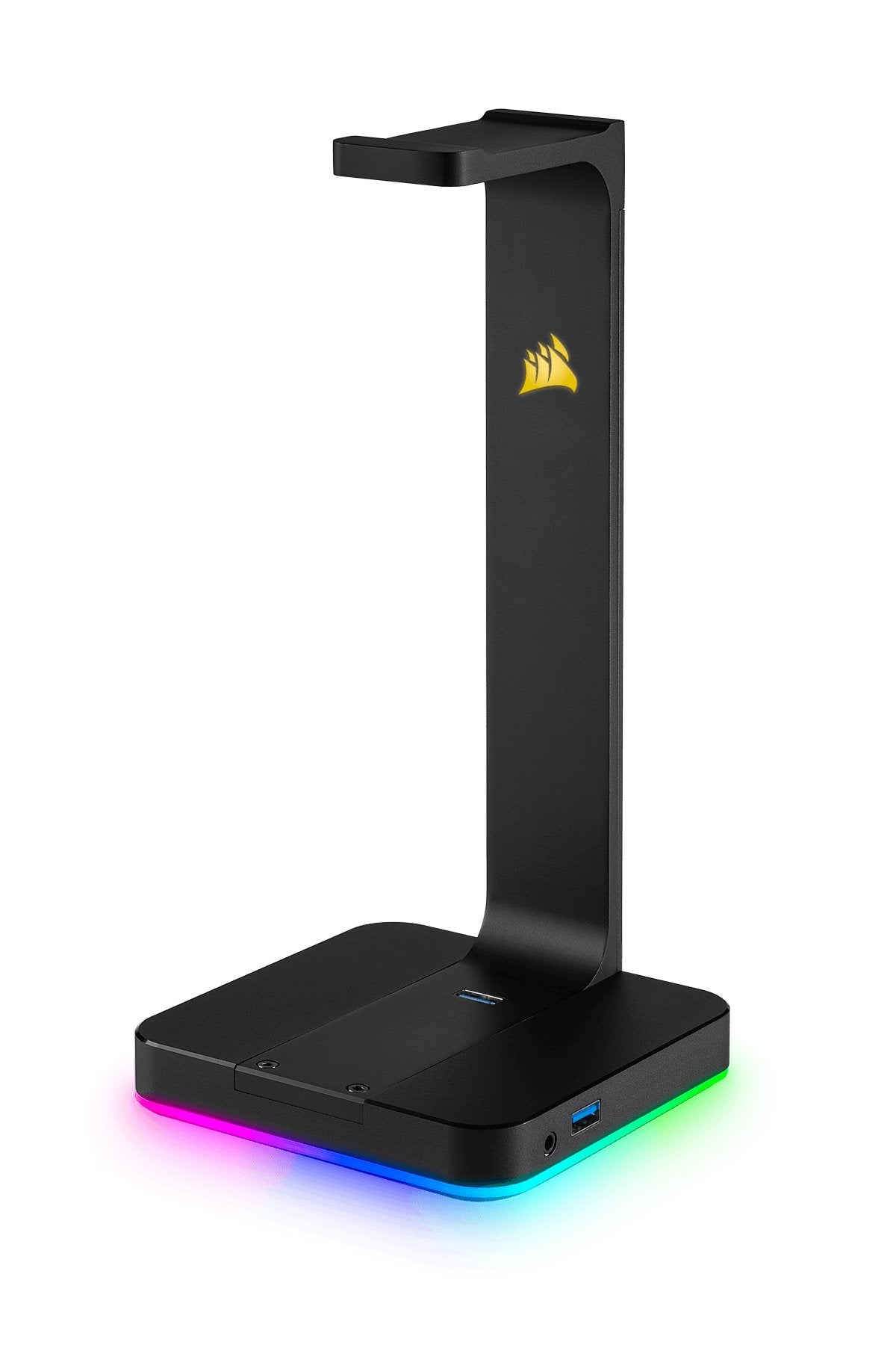 Soporte Auriculares Corsair Aluminio Rgb Y 7.1 Surround Sound Corsair St100 Rgb Premium, Auriculares, Interior, Negro, Respaldo