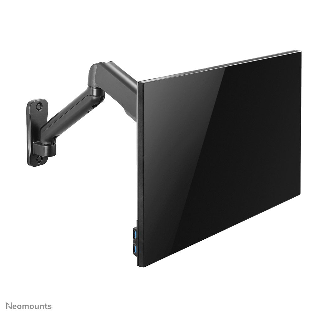 Neomounts By Newstar Wall Mounted Gas Spring Monitor Arm (3 Pivots Vesa 100x100) (Wl70-450bl11)