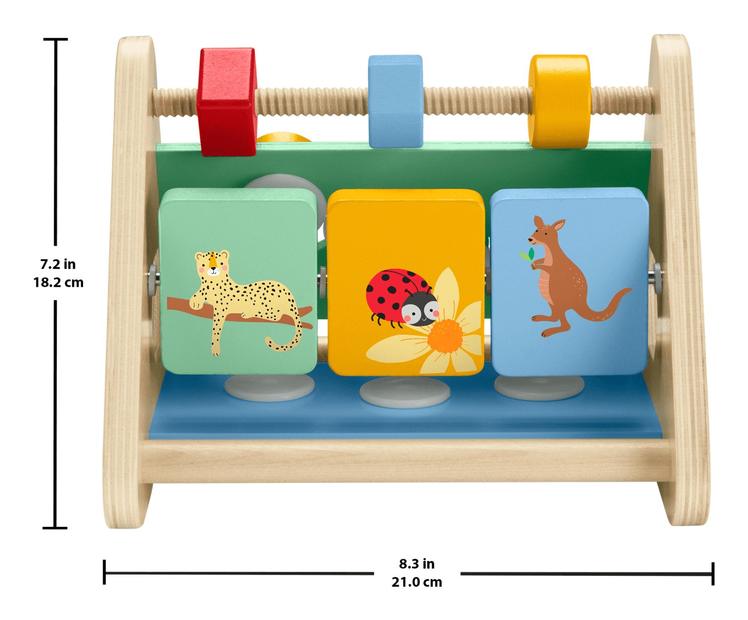 EAN 0194735246069 - Fisher-Price Wooden Activity Triangle imagen 2