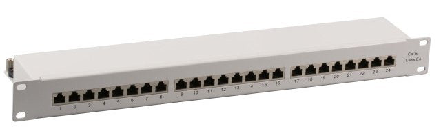 Efb Patchpanel Stp 24xrj45 Cat.6a, 19 1he, Ral7035 Grau